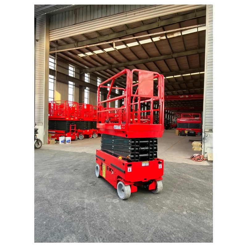 

8/6/10 Meter Electric Scissor Hydraulic Lift Platform New Condition Car Mobile Lift Construction Site Retail Industries Motor