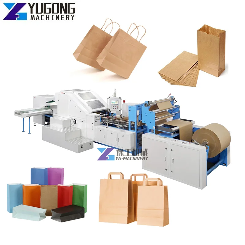 High Speed Ziplock Mylar Snack Packaging Bag Making Machine Laminated Paper PE Doypack Self Stand Zipper Bag Making Machine