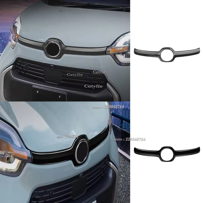 

For Toyota sienta 10 seris 2022 2023 ABS Chrome Front Engine Machine Grille Upper Hood Cover Trim Car Exterior accesorios