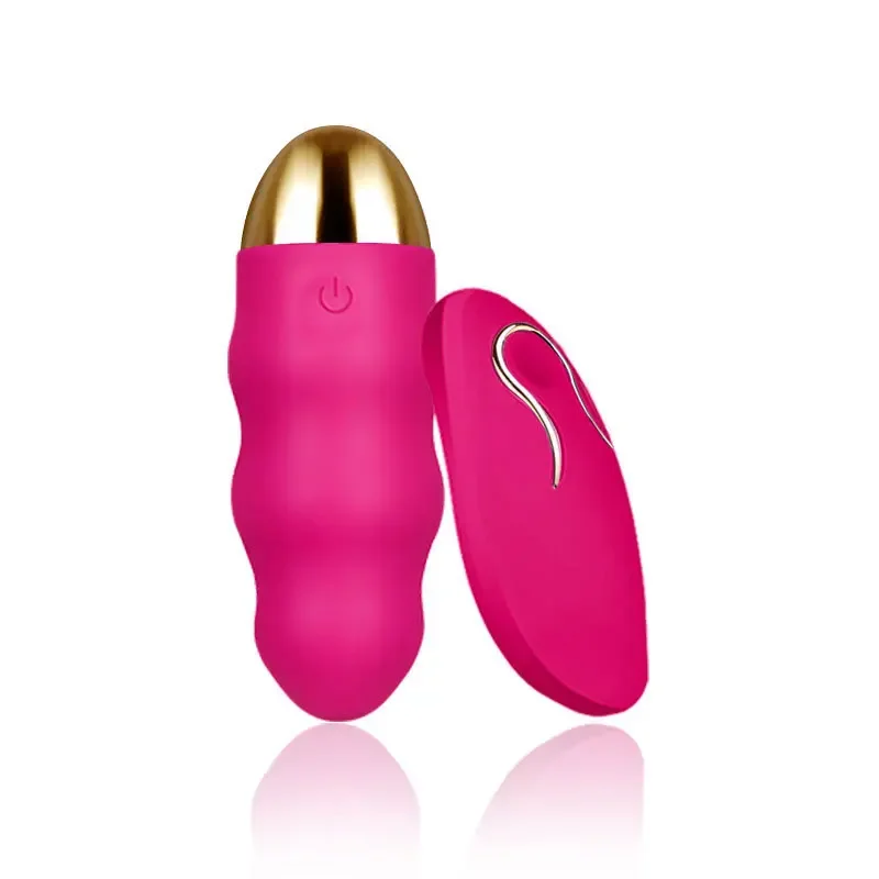 Vibromasseur à emouf en Silicone Souple pour Femme, Jouet Sexuel, Rechargeable, avec Télécommande, Point G, Vitesses Multitiques, Étanche