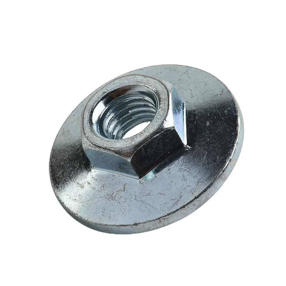 1pc Angle Grinder Disc Quick-Change Locking Flange Nut Quick Release Silver Hexagon Fit For 125/150/180/230 Angle-Grinder