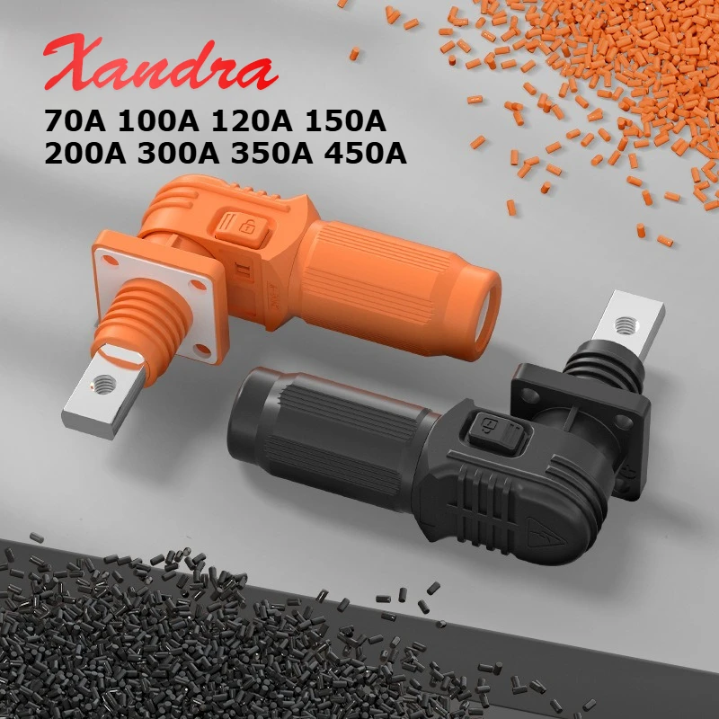 1pc Waterproof 70A 100A 150A 200A 300A 450A Single Core Energy Storage Connector 120A 350A High Current Quick Adapter Terminal