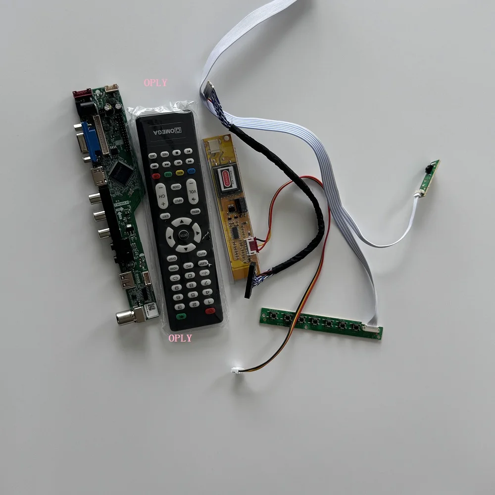 

TV Controller board kit for LP150X08 LP150X08-A3 15" 1024X768 VGA HDMI-compatible RF USB LCD panel AV screen monitor
