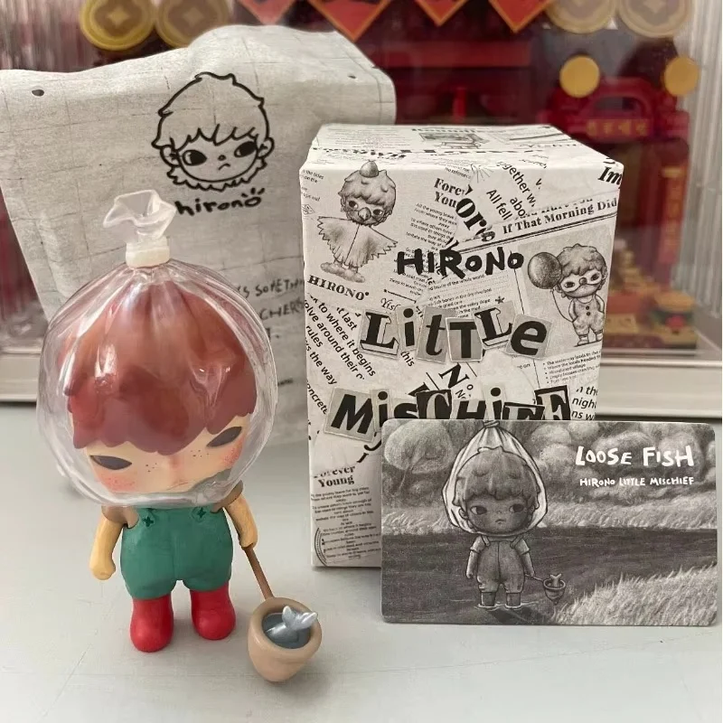 

Popmart Hirono Little Mischief Series Blind Box - Trendy Cute Doll Toys for Desktop Decoration Birthday Gifts Mystery