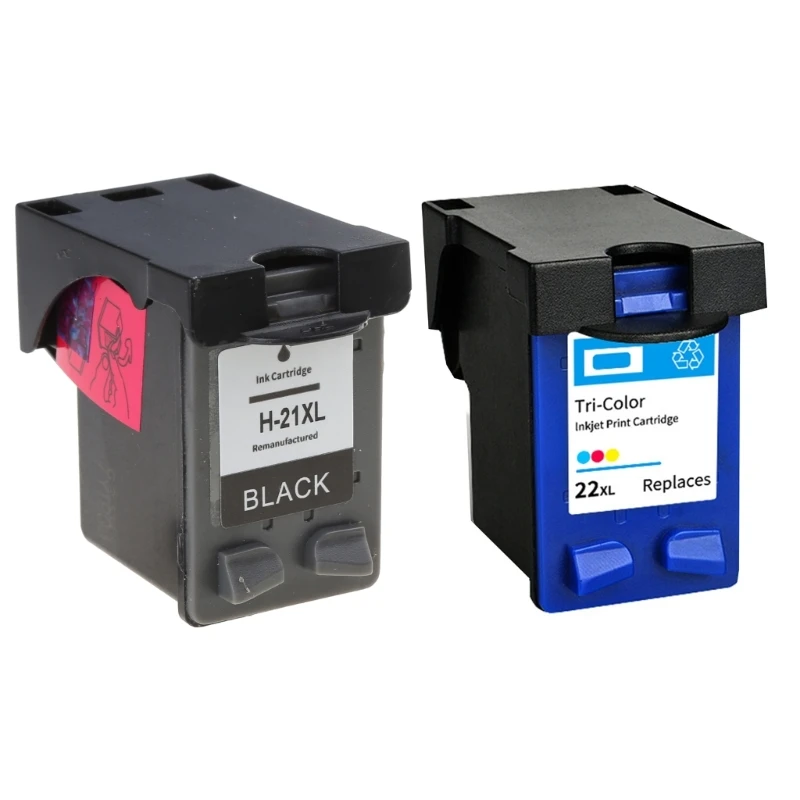 

Remanufactured Cartridge Replacement for 21 22 21XL 22XL(Black / Tri-color)