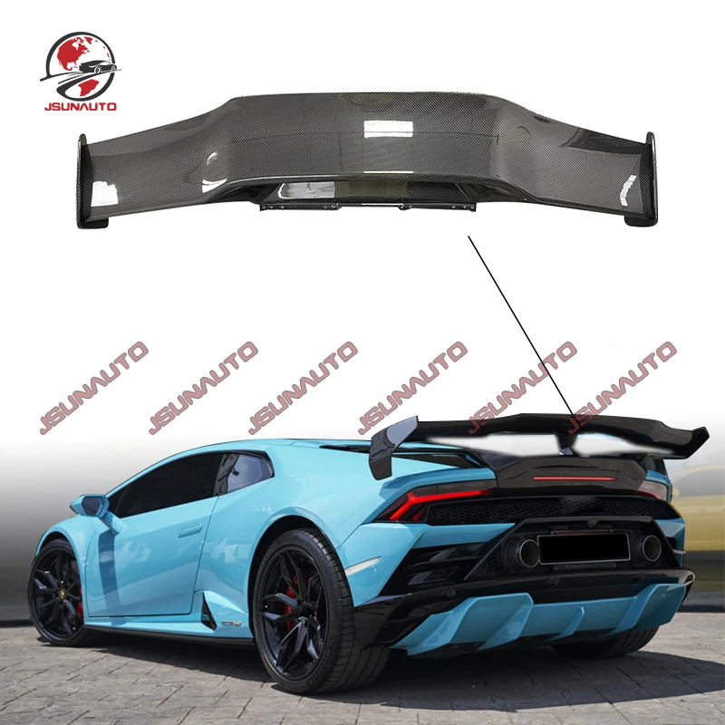 

Carbon Fiber Rear Spoiler For Lamborghini Huracan EVO Lp610 Lp610-4 Lp580 EVO RWD Forged Carbon Rear Trunk Wing V Style