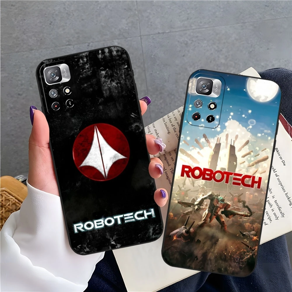 Funda de teléfono R-Robotech Macross para Xiaomi POCO M7 M6 M5 M4 F7 F6 F5 X7 X6 X5 C71 C75 C61 C65 Pro