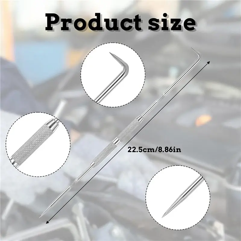 LLCS-6X Double Pointed Scriber, Metal Scribe Tool Carbide Scribe Steel Point For Welding Marking Pen Glass Metal Sheet