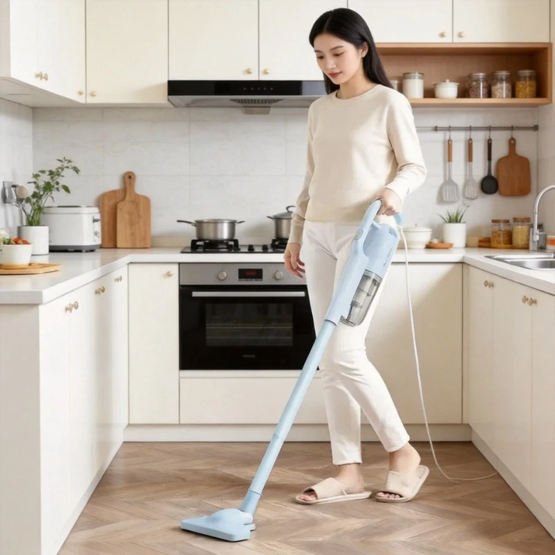 

220V Small Handheld Vacuum Cleaner, High Power High Suction Low Noise, for Carpet and Pet Cat Dog Hair Cleaning