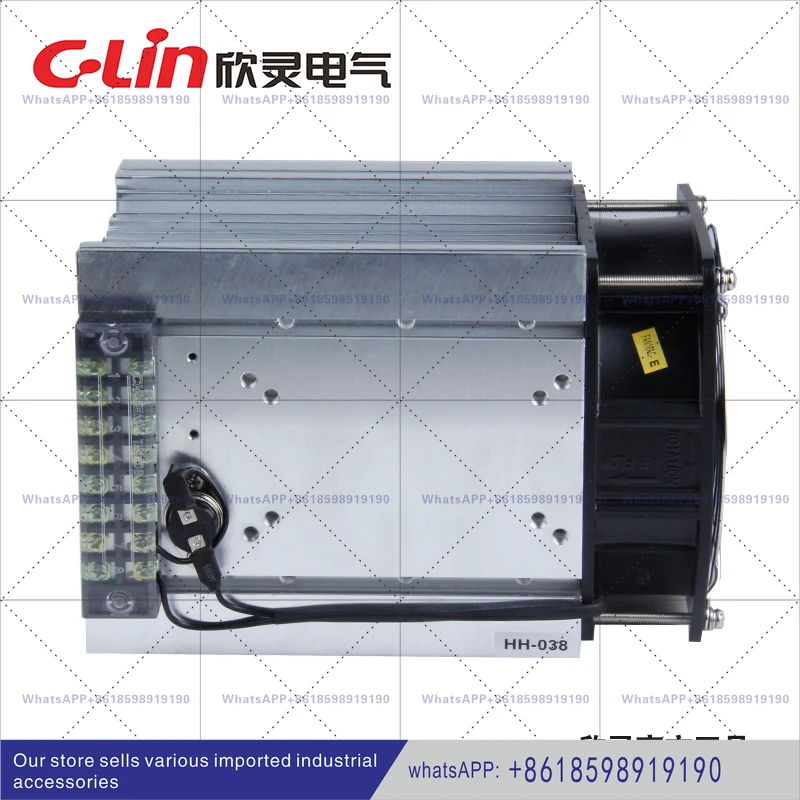 

HH-038 is suitable for industrial grade solid state relays with a current of 100A or more
