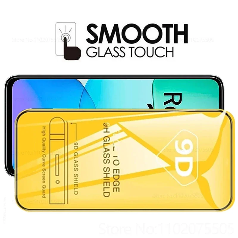 4PCS 9D Screen Protector For Xiaomi Redmi 13 13C 12C 12 Turbo 3 A1 A2 A3 Plus Tempered Glass For Redmi 10C 10A 10 5G 10 9C 9A 9