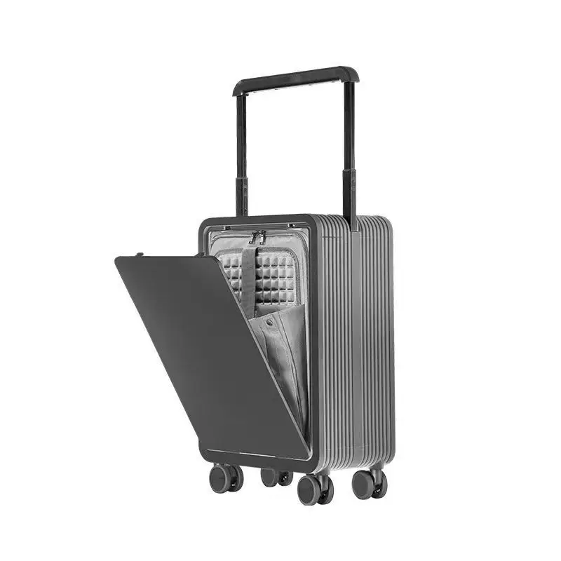 بدلة أزياء متعددة الوظائف بفتحة أمامية مركزية فاخرة وخفيفة الوزن، حقيبة سفر بقفل مجمع عالمي صامت TSA20 24