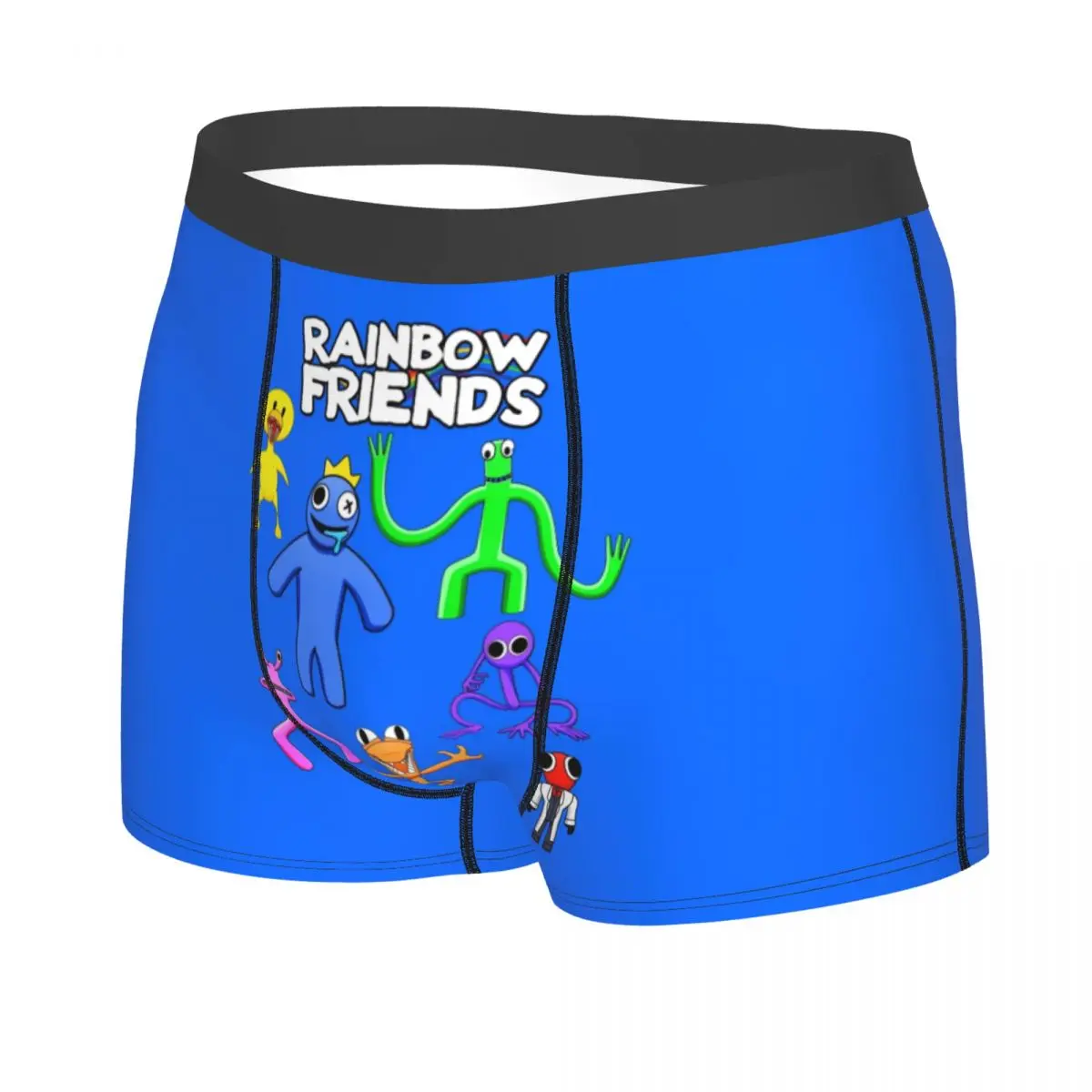 Custom Rainbows Friend Video Game Underwear Men Breathable Boxer Briefs Shorts Panties Soft Underpants For Homme