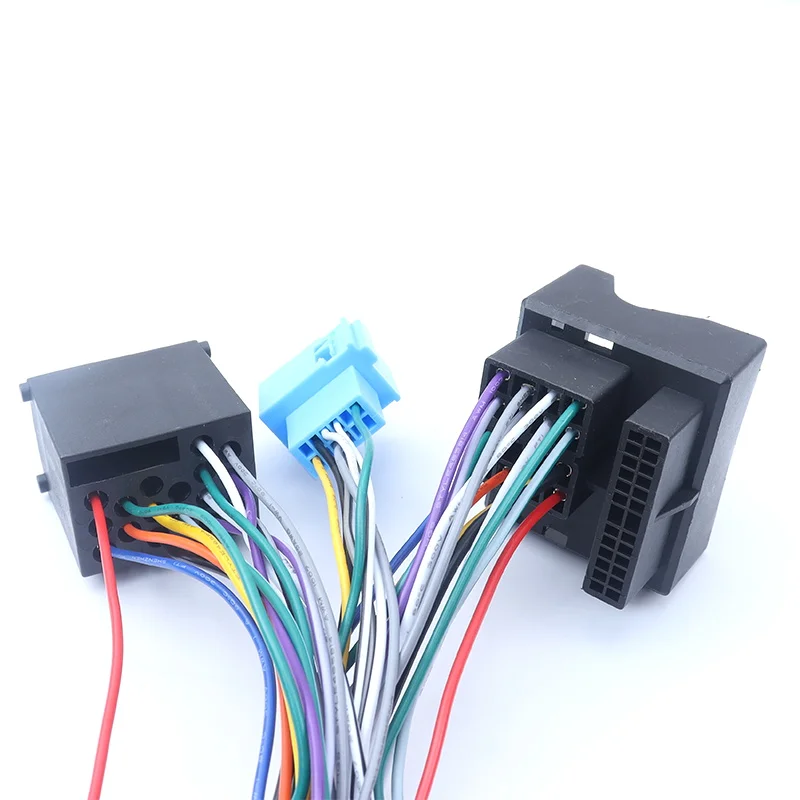 QSZN 16Pin Power Wiring Harness Cable Canbus box Adaptor Decoder For BMW E39 E46 Android Car Radio Stereo car accessories
