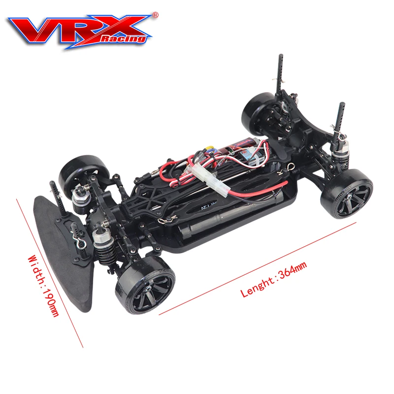 VRX Racing 1/10 Scale Four Wheel Drift RC Car 4x4 High Speed Racing RC Car Electric Radio Control Toys For Adults And Kids