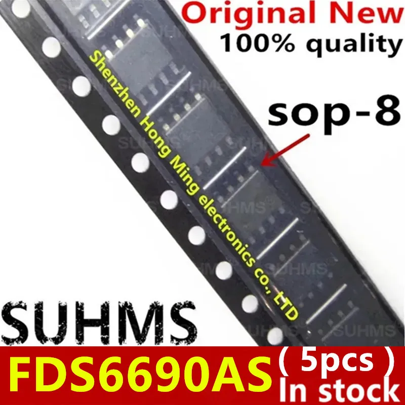 

(5piece)100% New FDS6690AS 6690AS sop8