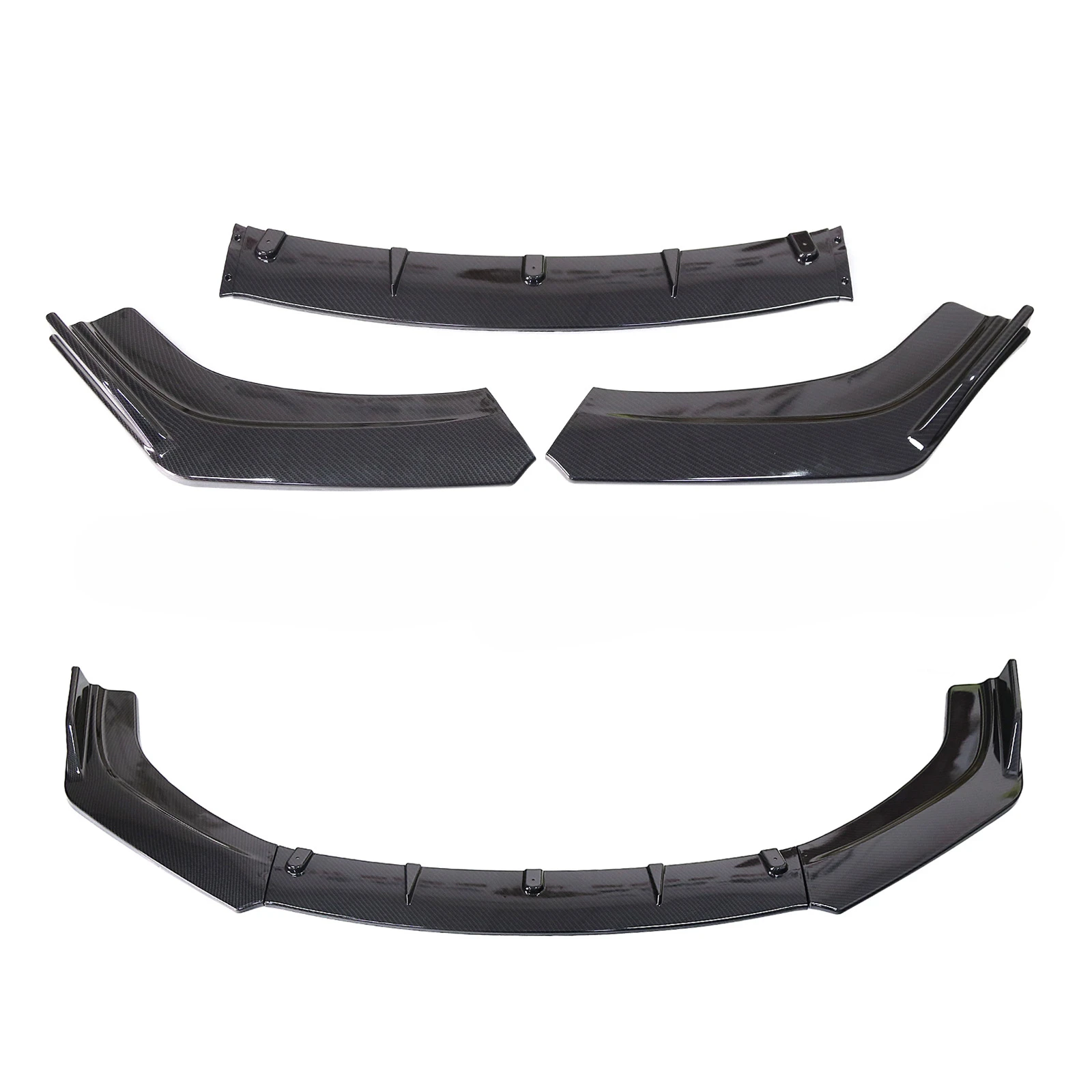 Front Lip Bumper Blade Lower Splitter Spoiler Boby Universal for Audi A3 A4 A5 B9 Front Shovel Skirt Board Body Kit Tuning