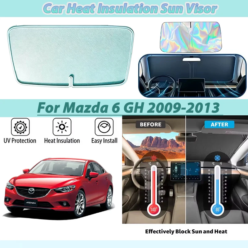 

Front Sunshade Window For Mazda 6 GH Model 2009-2013 Original Accessories Windshield Heat Insulation Sun Shade Protection Parts