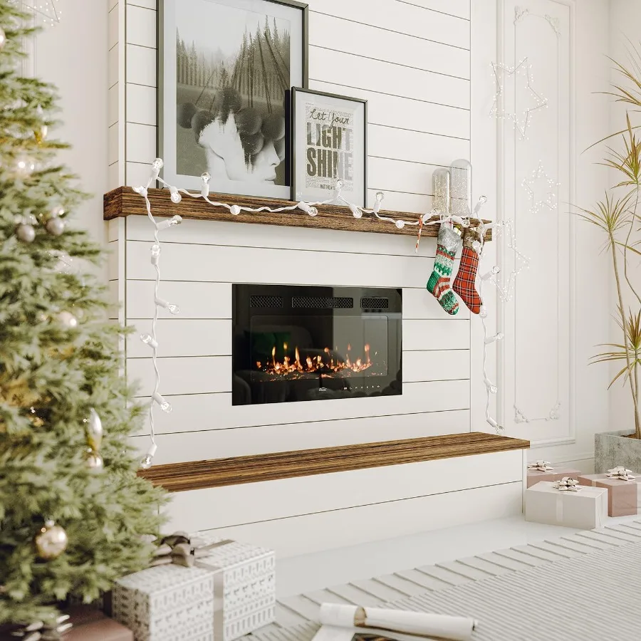 Camino elettrico da 30 pollici Luoghi per caminetti Inserti per caminetti elettrici Riscaldatore per camino elettrico Decorazione per camino Riscaldatore per camino con