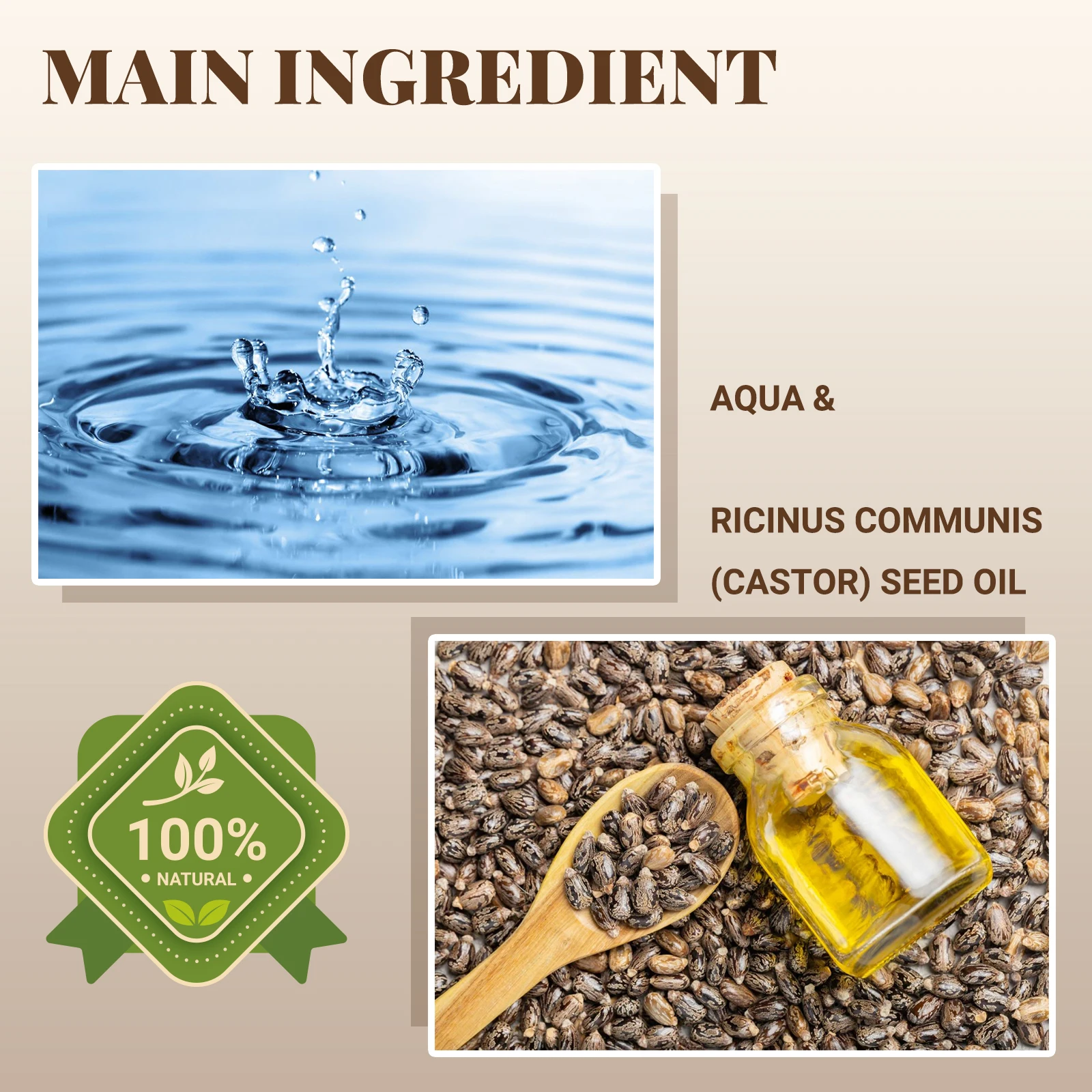 زيت الخروع النقي 100% 200 مل - لنمو الشعر والرموش والحواجب وعلاج الترطيب لتقوية وإصلاح الأطراف المتقصفة #4