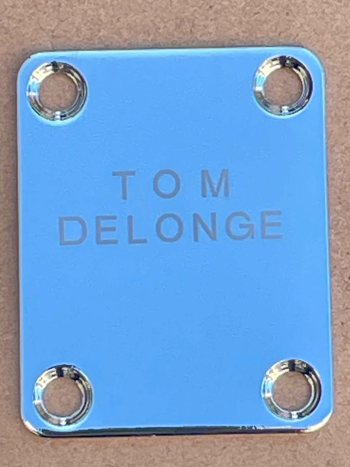 New Arrival!!!!!!! High Quality,Tom Delonge, Chrome Neck Plate , Strato, Electric Guitar,