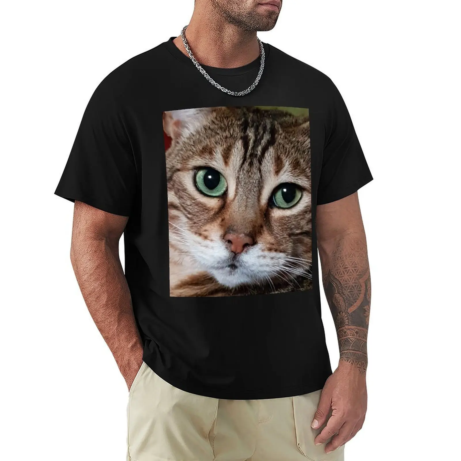 Brown Spotted Bengal Cat 3 T-Shirt valentines boutique clothes vintage t shirts Luxury man funny costumes outfits for men