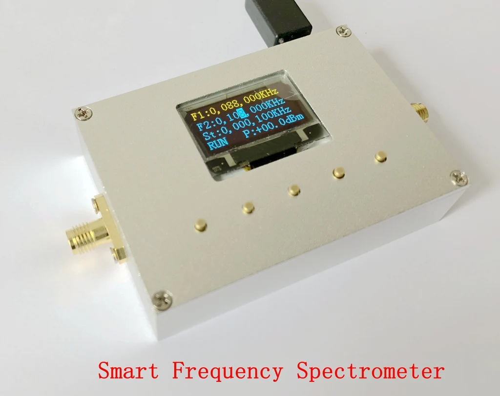 

Spectrum analyzer Hand-held simple spectrum analyzer 10-6000 MHz with RF source Power meter