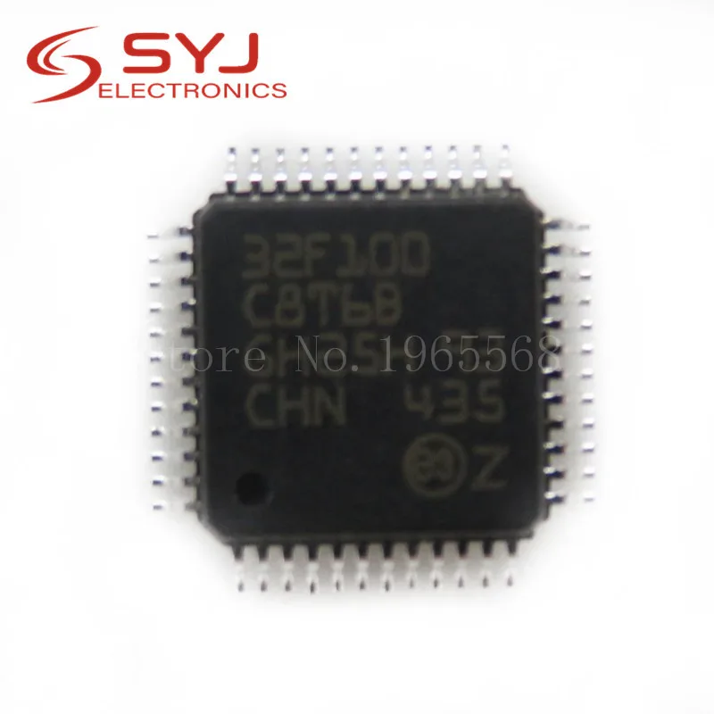 5pcs/lot STM32F100C8T6  STM32F100C8T6B STM32F100 LQFP-48 In Stock