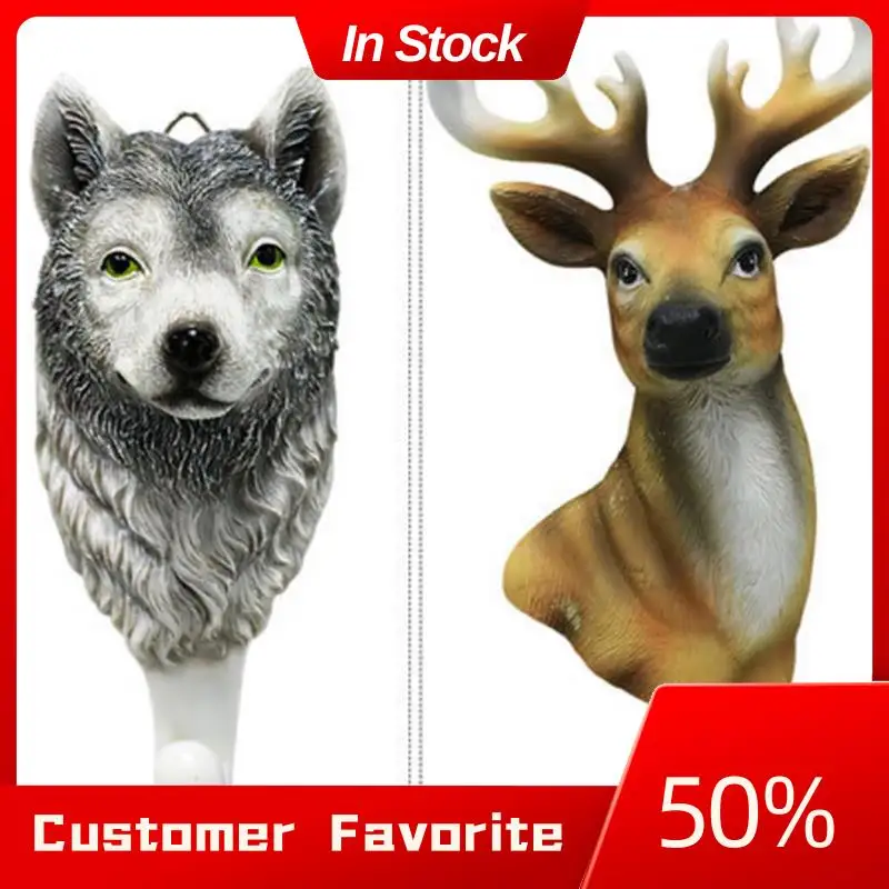 

Top Sale American Resin Animal Hook Porch Wall Decoration Pendant Small Object Coat Hook Pendant