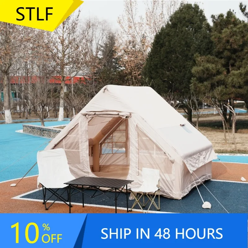 

YTYIN Three Four People Portable Custom Family Camping Tent Waterproof Outdoor Large Oxford Inflatable Four-season Quick Automat