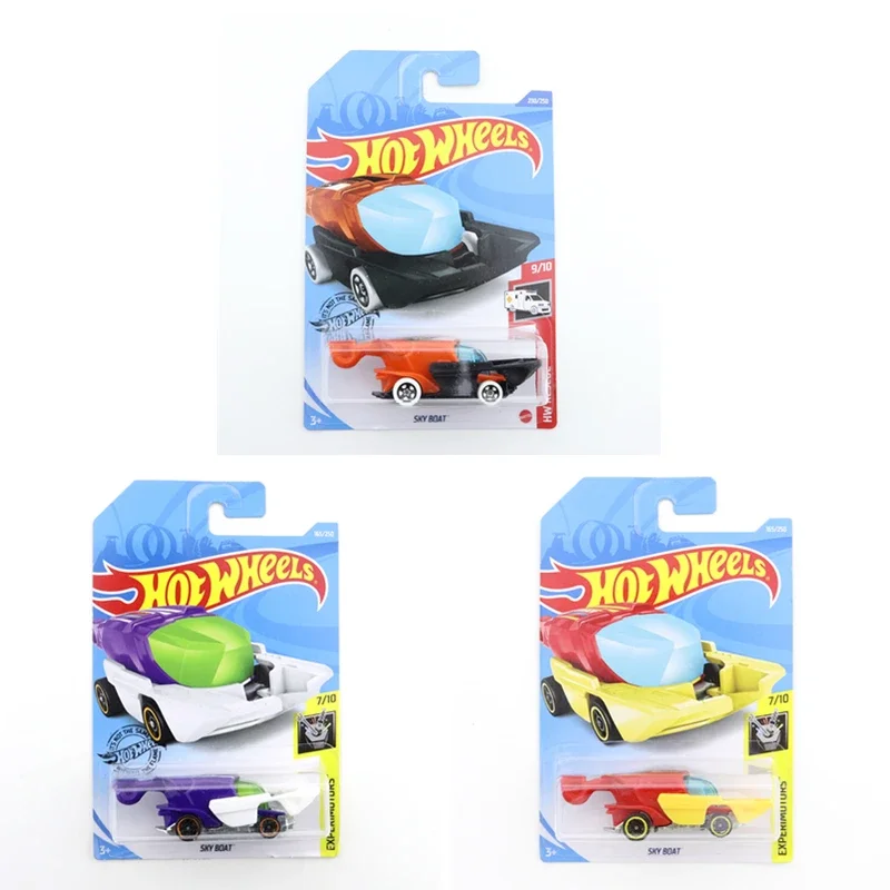 2019-165 SKY BOAT Original Hot Wheels Mini Alloy Coupe 1/64 Metal Diecast Model Car Kids Toys Gift