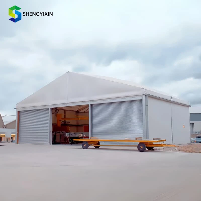 Outdoor Industry Storage Tent Custom Aluminum Alloy Frame Temporary Workshop Farms Car Parking Logistics Big Exhibition