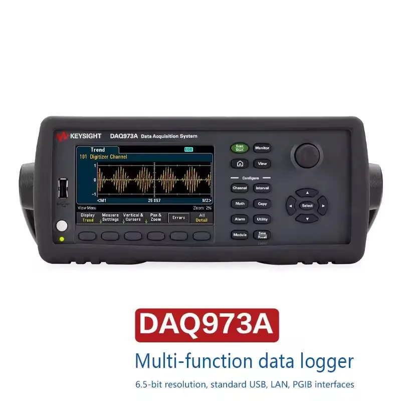 Keysight-Système DAQ avec interfaces USB, LAN et PGIB standard, résolution 6.5 bits, DAQ973A