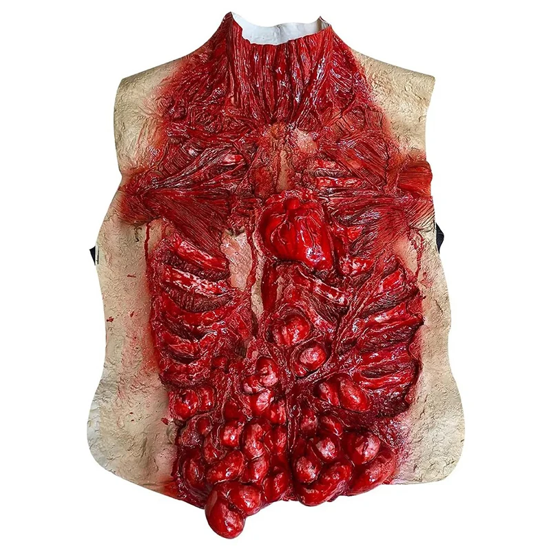 Halloween Horror Props Horror Viscera Belly Haunted House Escape Room Spoof Latex Belly Halloween Bloody Gut Belly Props