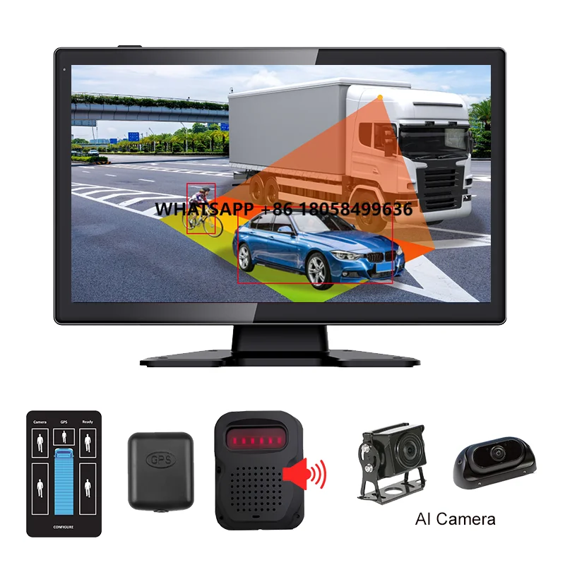 

AI Camra Truck Pedestrian Detection for Truck and Bus Safety Monitoring BSD System Can Train New Scenario
