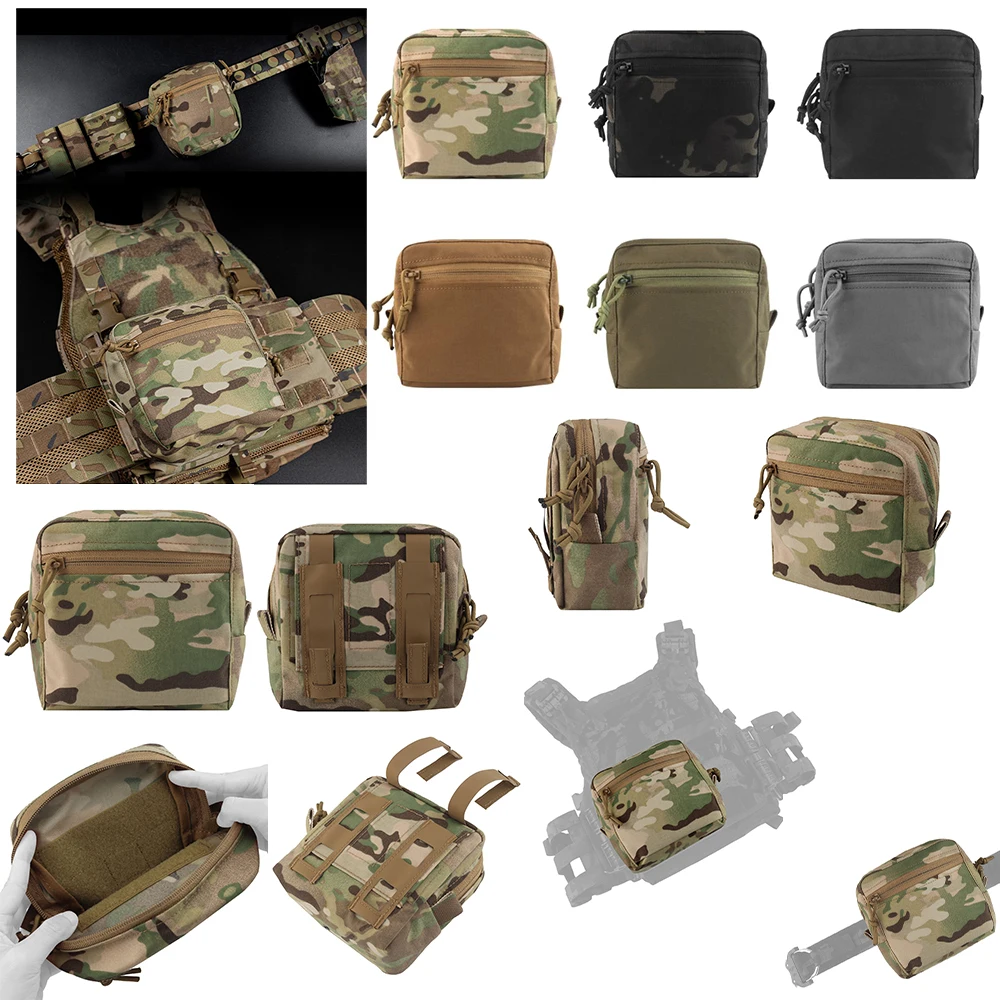 

Tactical GP Pouch HIGH QUALITY MATERIAL Camouflage General Purpose Pouch Vest Belt Side Pouch Hunting Equipment Waist Bag