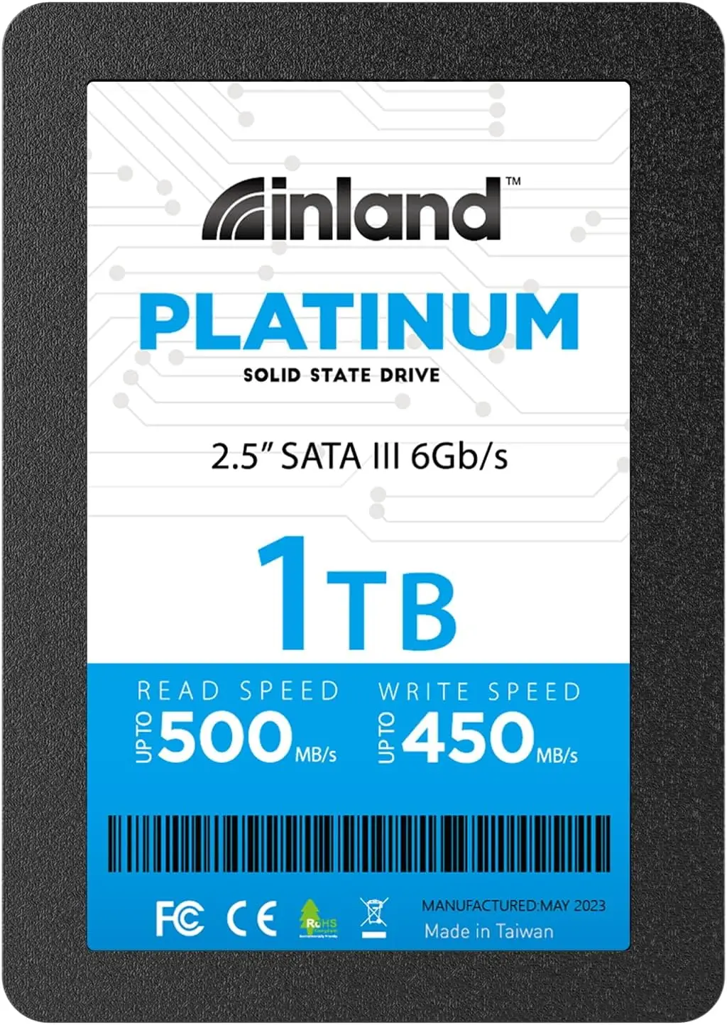 

1TB SSD SATA III 6Gb/s 2.5" 7mm TLC 3D NAND Internal Solid State Drive