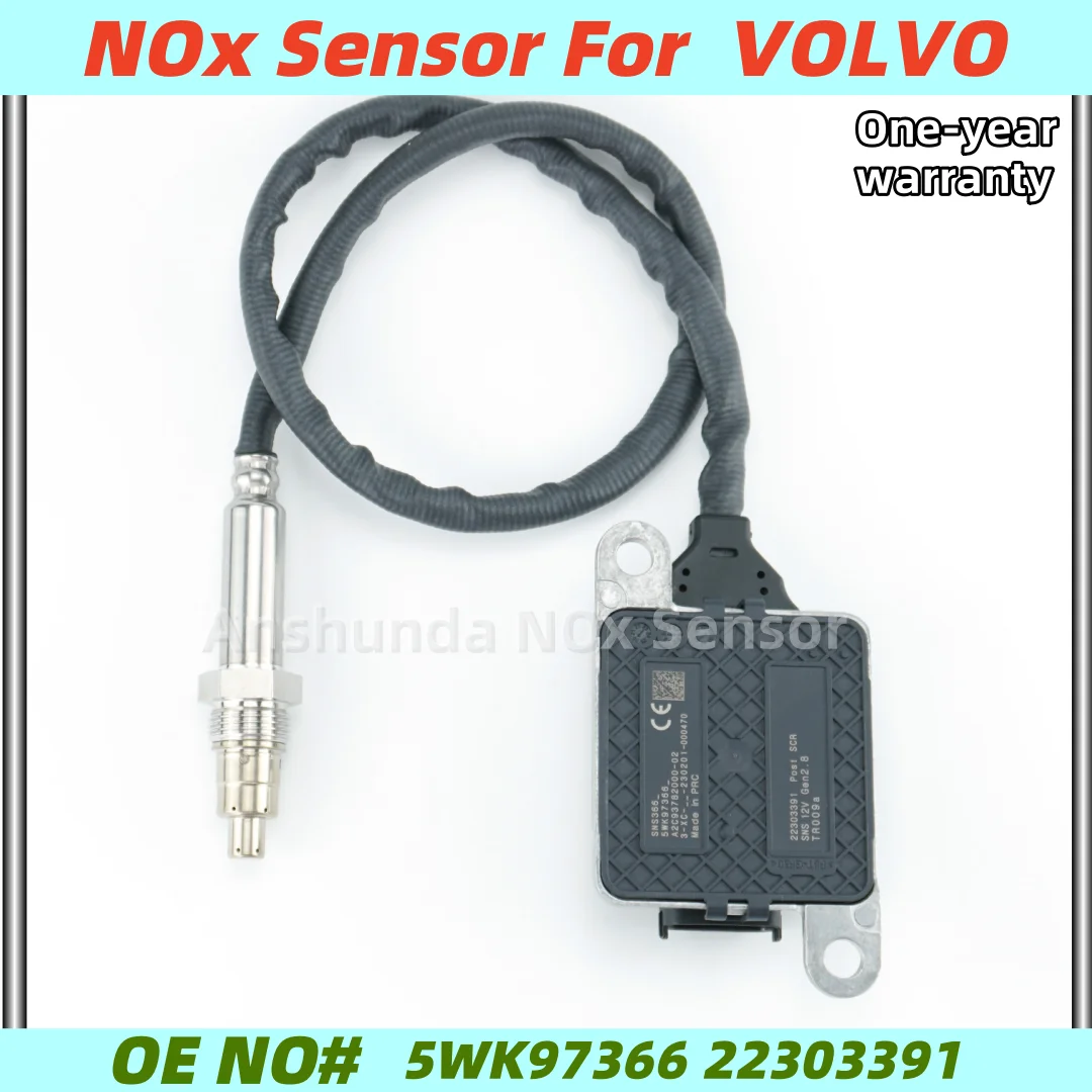 

5WK97366 22303391 12VOriginal New Nitrogen Oxygen Sensor Nox Sensor For Volvo Truck C70 VN VNL VNM VHD VT MACK MP7 MP8 D11 D13 D