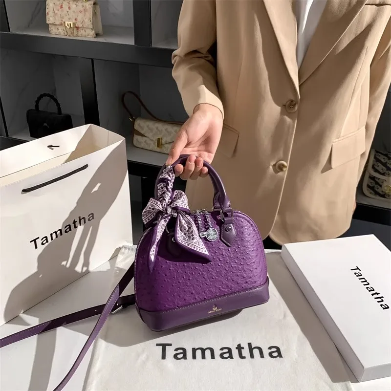 Purple Color Fashion Dots Shell Bag High Quality Women Handbag Textured Shoulder Messenger Bag Lady Purse Female Casual Bag