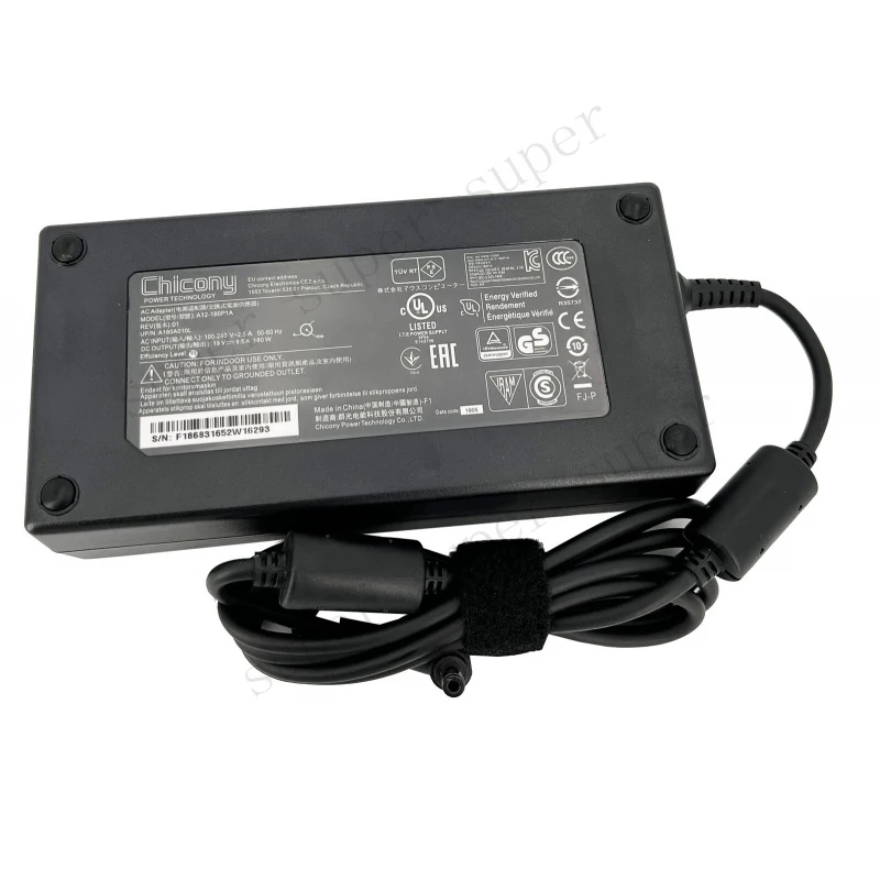

S+ CHICONY 19V 9.5A 180W AC Adapter Charger For MSI GT783 GT783R GT683DXR-473US