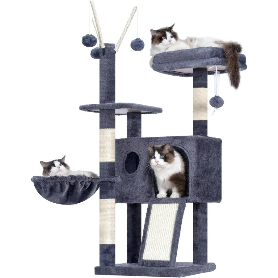 tour-d'arbre-a-chat-poteaux-a-gratter-avec-jouets-amovibles-plate-forme-de-condo-confortable-hamac-planche-a-gratter-en-sisal-et-boule-pour-chatons-d'interieur