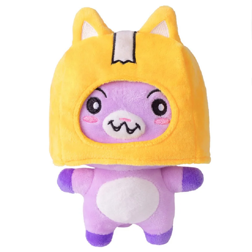 Kawaii box cat Plush Toy Removable Cartoon Boxy And Foxy Peluches Robot Soft Toys Plush Children's Gift Bed Cute Pillow