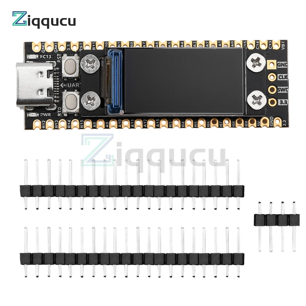 0.96-inch LCD Screen STM32F103C6T6 STM32F103C8T6 Minimum System Board FLASH Microcontroller Development Board C6T6 Core Board