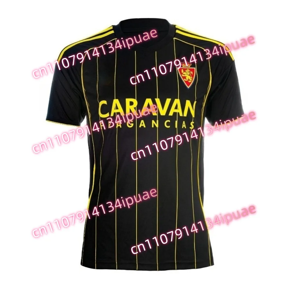 25_26 Real Zaragoza Camisetas local y visitante, camisetas deportivas transpirables para entusiastas del fútbol, adecuadas para adultos y niños