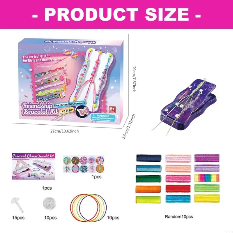 Y88D Giáo Dục Kỹ Năng Vận Động Tinh Dây Vòng Tay Bện Dệt Dây Đeo Tay Cho Trẻ