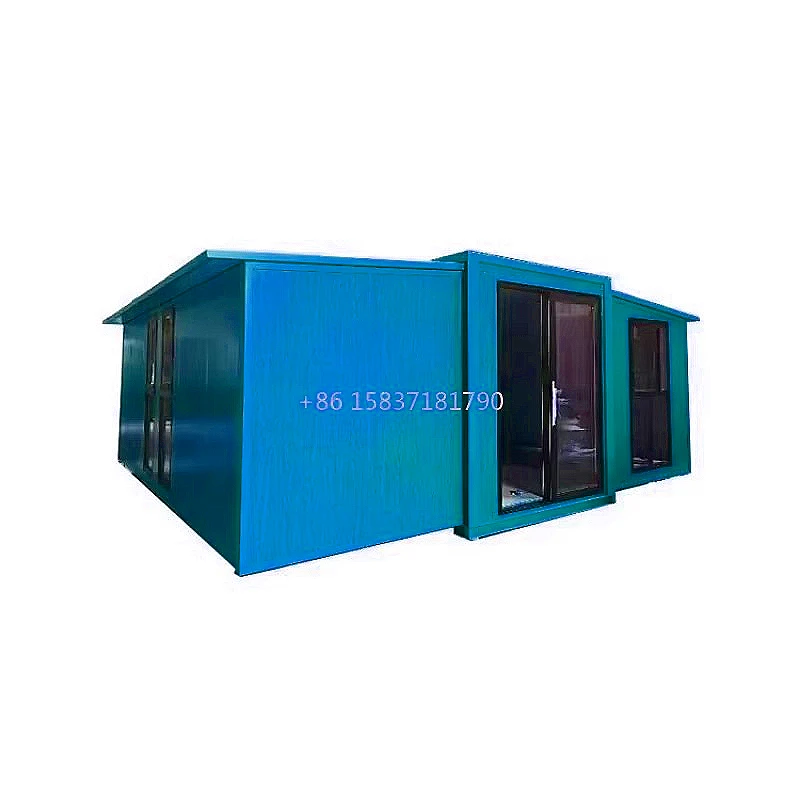 New Double Winged Container House Foldable Container House 20ft 40FT Prefab Modular Home Container House Kitchen Bathroom.