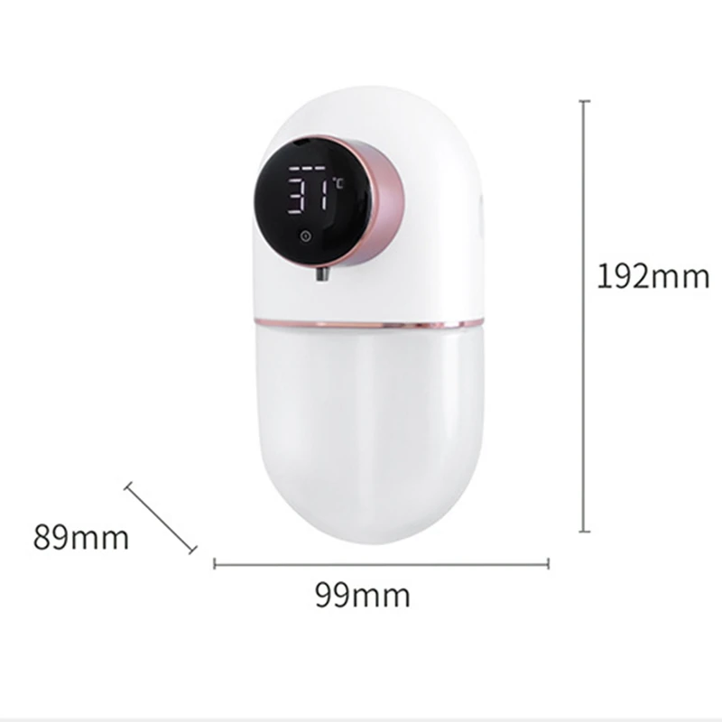 Dispensador automático de jabón montado en la pared, dispensador de jabón con detección de líquido sin contacto para cocina, baño, restaurante