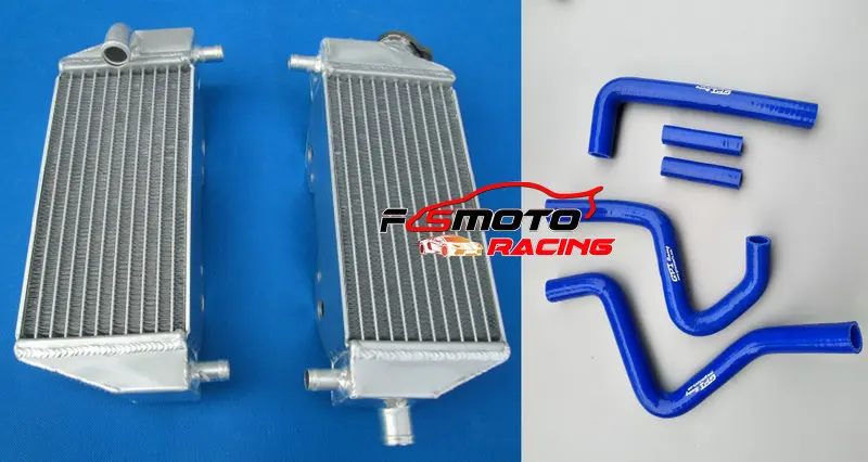 Aluminum Radiator + Silicone Hose For Kawasaki KX125 KX250 KX 125/250 1994-2002 KX-125 KX-250
