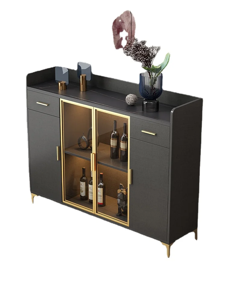 

YY Wine Cabinet Integrated Wall Modern Simple Home Restaurant Locker Tea Side Cabinet