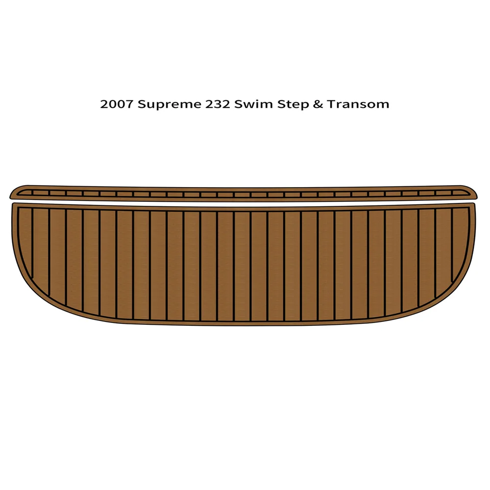 Swim Platform Step Pad Boat EVA Foam Faux Teak Deck Floor Mat For 2007 Supreme 232